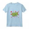 Coppia di Cavoletti di Bruxelles che Abbraccia il Cavoletto di Bruxelles - T-shirt con Collo a V per Appassionati di Frutta - Acquista Online Maglietta Fruttata