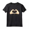 Mani del Cuore - Maglietta con Design di Mani che Formano un Cuore - Ideale per gli Amanti dei Segni Simbolici