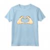 Mani del Cuore - Maglietta con Design di Mani che Formano un Cuore - Ideale per gli Amanti dei Segni Simbolici