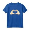 Mani del Cuore - Maglietta con Design di Mani che Formano un Cuore - Ideale per gli Amanti dei Segni Simbolici
