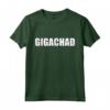 HapTiger - Divertente Giga Chad Alpha Meme Maglietta - T-shirt Trendy per Appassionati di Meme