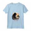 Black Cat Outfit Be Pawful - Maglietta con Collo a V a Tema Gatto Nero per l'Estate - Abbigliamento Unico per Amanti dei Gatti