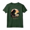 Black Cat Outfit Be Pawful - Sunset Cat Beach Maglietta Estiva - Abito Gatto Nero con Arte Spiaggia Gatti