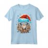 T-shirt con grafica natalizia Chantilly Tiffany Cat - Regalo di Natale Divertente per Uomo e Donna - Maglietta Vintage con Umorismo Sarcastico