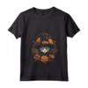 T-shirt Chantilly Tiffany Cat Halloween Graphic Tees per uomo donna - Maglietta divertente Meowlloween con Collo a V