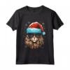 T-shirt con grafica natalizia Chantilly Tiffany Cat per uomo e donna - Maglia a Manica - Ideale per regalo di Natale - Divertente e unica