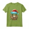 T-shirt con grafica natalizia Chantilly Tiffany Cat per uomo e donna - Maglia a Manica - Ideale per regalo di Natale - Divertente e unica