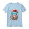 T-shirt con grafica natalizia Chantilly Tiffany Cat per uomo e donna - Maglia a Manica - Ideale per regalo di Natale - Divertente e unica