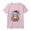 T-shirt con grafica natalizia Chantilly Tiffany Cat per uomo e donna - Maglia a Manica - Ideale per regalo di Natale - Divertente e unica
