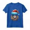 T-shirt con grafica natalizia Chantilly Tiffany Cat per uomo e donna - Maglia a Manica - Ideale per regalo di Natale - Divertente e unica