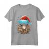 T-shirt con grafica natalizia Chantilly Tiffany Cat per uomo e donna - Maglia a Manica - Ideale per regalo di Natale - Divertente e unica