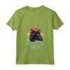 Chantilly-Tiffany Cat Mom - Divertente battito cardiaco retrò con gatti vintage Maglietta con Collo a V - Ideale per Amanti dei Gatti - Acquista Maglietta Unica per Regalo