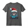 T-shirt Chantilly Tiffany Cat con Grafica Natalizia - Regalo Divertente di Natale per Uomo, Donna e Bambini