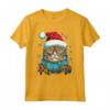 T-shirt Chantilly Tiffany Cat con Grafica Natalizia - Regalo Divertente di Natale per Uomo, Donna e Bambini