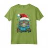 T-shirt Chantilly Tiffany Cat con Grafica Natalizia - Regalo Divertente di Natale per Uomo, Donna e Bambini