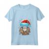 T-shirt Chantilly Tiffany Cat con Grafica Natalizia - Maglietta Divertente Uomo Donna - Ideale Regalo di Natale tutto l'anno