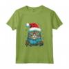 T-shirt con Grafica Natalizia Chantilly Tiffany Cat - Regalo Divertente di Natale per Uomo e Donna - Ideale per Tutti gli Amanti del Vintage