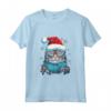 T-shirt con Grafica Natalizia Chantilly Tiffany Cat - Regalo Divertente di Natale per Uomo e Donna - Ideale per Tutti gli Amanti del Vintage