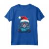 T-shirt con Grafica Natalizia Chantilly Tiffany Cat - Regalo Divertente di Natale per Uomo e Donna - Ideale per Tutti gli Amanti del Vintage