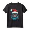 T-shirt Chantilly Tiffany Cat - Maglietta Grafica Natalizia Divertente per Uomo e Donna - Ideale come Regalo di Natale