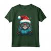 T-shirt Chantilly Tiffany Cat - Maglietta Grafica Natalizia Divertente per Uomo e Donna - Ideale come Regalo di Natale