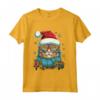T-shirt Chantilly Tiffany Cat - Maglietta Grafica Natalizia Divertente per Uomo e Donna - Ideale come Regalo di Natale