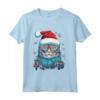 T-shirt Chantilly Tiffany Cat - Maglietta Grafica Natalizia Divertente per Uomo e Donna - Ideale come Regalo di Natale
