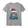 T-shirt Chantilly Tiffany Cat - Maglietta Grafica Natalizia Divertente per Uomo e Donna - Ideale come Regalo di Natale