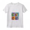 Donna Chausie Cat Pop Art Design - Maglietta Colorata con Collo a V - Il Regalo Perfetto per gli Amanti dei Chausie Cat