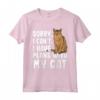 Scusa I Cant I Have Plans Con Il mio Chausie Cat Maglietta - Regalo Divertente per Amanti dei Gatti - Ideale per Amici e Familiari