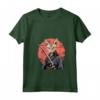 Donna Chausie Cat giapponese Samurai Kawaii Ninja Cat Maglietta con Collo a V - Design Unico Gatto e Cultura Giapponese - Acquista Online