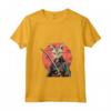 Donna Chausie Cat giapponese Samurai Kawaii Ninja Cat Maglietta con Collo a V - Design Unico Gatto e Cultura Giapponese - Acquista Online