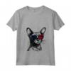 Donna Chausie Cat 4 luglio America USA Bandiera Maglietta con Collo a V - Regalo Unico per Proprietari di Gatti - Ideale per Natale o 4 luglio