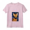 Donna Chausie Cat Notte Stellata Pittura Uomini Donne Bambini - Maglietta con Collo a V per gli Amanti dei Gatti - Regalo Carino per Natale o Compleanni