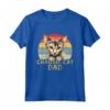 Chausie Cat Dad - Maglietta Divertente Vintage per Amanti dei Gatti Chausie - Regalo Unico per Proprietari di Gatti