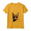 Donna Chausie Cat 4 luglio America USA Bandiera Maglietta con Collo a V - Regalo per Proprietari di Gatti - Ideale per 4 luglio e Celebrazioni Patriottiche