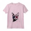 Donna Chausie Cat 4 luglio America USA Bandiera Maglietta con Collo a V - Regalo per Proprietari di Gatti - Ideale per 4 luglio e Celebrazioni Patriottiche
