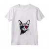 Donna Chausie Cat 4 luglio America USA Bandiera Maglietta con Collo a V - Regalo per Proprietari di Gatti - Ideale per 4 luglio e Celebrazioni Patriottiche