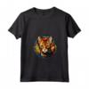 Chausie - Gatto in Stained Glass Design - Maglietta con Collo a V per Amanti dei Gatti - Acquista Online