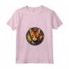 Chausie - Gatto in Stained Glass Design - Maglietta con Collo a V per Amanti dei Gatti - Acquista Online