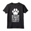 Never Stand Between a Girl and Her Chausie Cat - Funny Chausie Cat T-shirt for Men and Women - Ideal Chausie Cat Gift for Birthdays