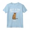 I'm Just A Girl Who Loves Chausies - Maglietta per Amante dei Gatti - Regalo Divertente per Gli Amanti dei Gatti