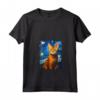 Chausie - Dipinto con Gatto Stellato e Scritta in Inglese
