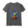 Chausie - Dipinto con Gatto Stellato e Scritta in Inglese