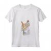 Donna Funny Chausie Lover Colorful Graphic Cat Dad Mom Women Maglietta con Collo a V - Lovely Chausie Cat Design for Cat Lovers - Ideal for Gifts and Special Occasions