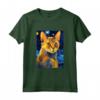 Chausie Cat Notte Stellata - Maglietta Pittura Gatto Chausie per Uomini, Donne e Bambini - Regalo Carino per Amanti degli Animali - Ideale per Natale, Ringraziamento, San Valentino o Compleanni