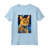 Chausie Cat Notte Stellata - Maglietta Pittura Gatto Chausie per Uomini, Donne e Bambini - Regalo Carino per Amanti degli Animali - Ideale per Natale, Ringraziamento, San Valentino o Compleanni