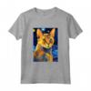 Chausie Cat Notte Stellata - Maglietta Pittura Gatto Chausie per Uomini, Donne e Bambini - Regalo Carino per Amanti degli Animali - Ideale per Natale, Ringraziamento, San Valentino o Compleanni