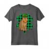 Chausie Leprechaun Lucky Clover Maglietta per Amanti dei Gatti - Ideale per Regalo Divertente agli Amici e Familiari - St Patricks Day Design