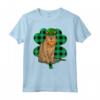 Chausie Leprechaun Lucky Clover Maglietta per Amanti dei Gatti - Ideale per Regalo Divertente agli Amici e Familiari - St Patricks Day Design